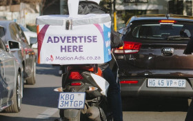 Startup's mobile ads deliver R3.5m in extra cash for delivery bike drivers