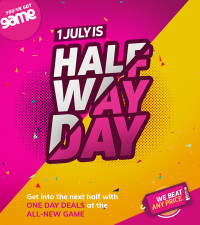 Don't miss Game's Halfway Day sale on 1st July!