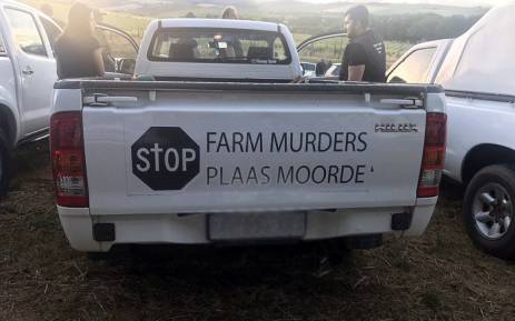 FILE: Farming communities protested against farm murders on 30 October 2017,  under the banner ‘genoeg is genoeg’ (enough is enough). Picture: Shamiela Fisher/EWN