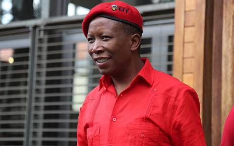 EFF leader Julius Malema leaves the Constitutional Court on 30 March 2017 after filing an application to order the Speaker of Parliament to institute impeachment or disciplinary proceedings against President Jacob Zuma for conduct associated with the Nkandla scandal. Picture: Christa Eybers/EWN.