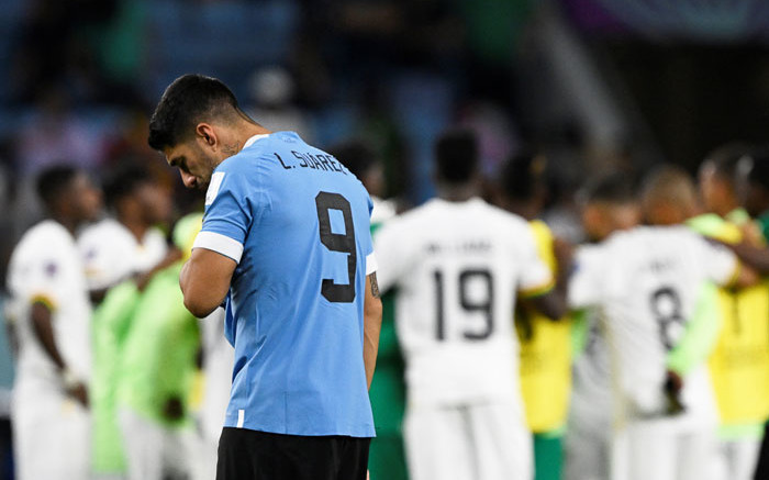 Uruguay victorious but it's not enough, Ghana v Uruguay