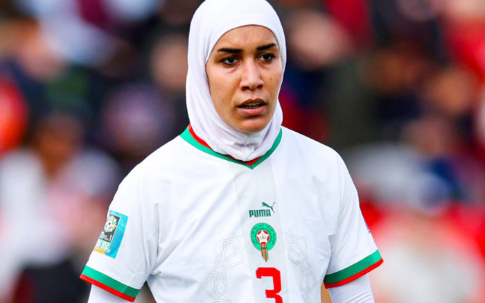 Morocco's Benzina becomes the first senior-level Women's World Cup player  to compete in hijab