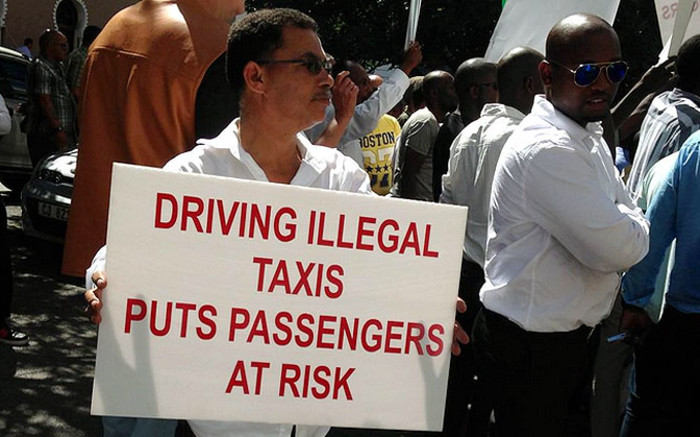 Ct Taxi Drivers March Against Uber