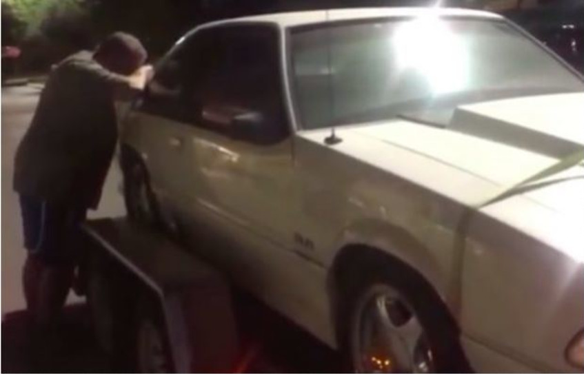 Watch Dad Breaks Down When Reunited With Car Sold To Pay Wifes Bills