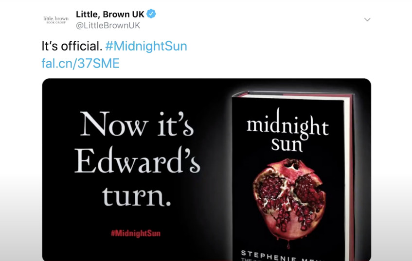 Stephenie Meyer Announces 'Midnight Sun,' New Twilight Book