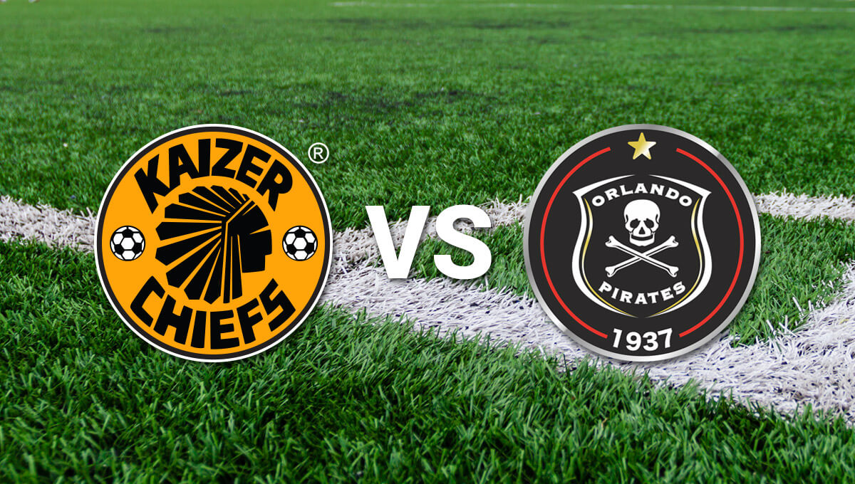 Orlando Pirates Football Club - The Orlando Pirates line-up vs Kaizer Chiefs  in the Soweto Derby at the FNB Stadium.