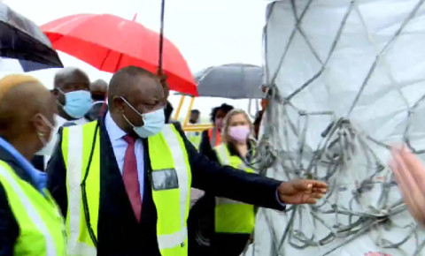 Watch Precious Cargo First Batch Of Covid 19 Vaccines Land In Sa