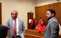 Julius Malema (L) and Mbuyiseni Ndlozi (R) at the Randburg Magistrates Court on Friday, 1 July 2022. Picture: Buhle Mbhele/Eyewitness News.