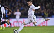 FILE: Real Madrid's Serbian forward Luka Jovic shoots during the UEFA Champions League Group A football match between Club Brugge and Real Madrid CF at the Jan Breydel Stadium in Bruges on 11 December 2019. Picture: AFP.
