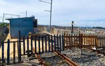 The informal settlement of Lockdown has sprung up on and around the Metrorail's central line in Philippi, Cape Town. Picture: Kaylynn Palm/EWN