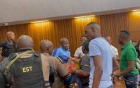A physical fight broke out in the Pretoria High Court during the Senzo Meyiwa trial on Monday, 27 November 2023. Picture: Kgomotso Modise/Eyewitness News.