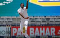 South Africa's Kagiso Rabada delivers a ball during the third day of the second Test cricket match between South Africa and India at The Wanderers Stadium in Johannesburg on January 5, 2022. Picture:  PHILL MAGAKOE / AFP