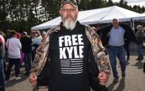 FILE: A man wears a shirt that says 'Free Kyle', referencing Kyle Rittenhouse, during a rally for then-president Donald Trump at the Bemidji Regional Airport on 18 September 2020 in Bemidji, Minnesota. Picture: AFP