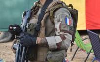 A French soldier on patrol on 9 September 2021. Picture: AFP