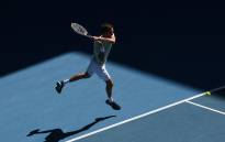 Russia's Daniil Medvedev hits a return against Netherlands' Botic Van de Zandschulp during their men's singles match of the Australian Open on 22 January 2022. Picture: AFP