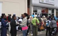 Scores of Zimbabweans wait outside Home Affairs in Cape Town on 29 December 2016. Picture: Catherine Rice/Eyewitness News
