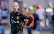 Manchester United's Dutch head coach Erik ten Hag reacts during the football friendly match between Atletico Madrid and Manchester United at the Ullevaal stadium in Olso, Norway, on 30 July 2022. Picture: Stian Lysberg Solum/NTB/AFP