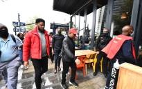 EFF leader Julius Malema leaves 'Kream' restaurant in Midrand after his meeting with them during his visit on 19 January 2022. Picture: EFF/Twitter