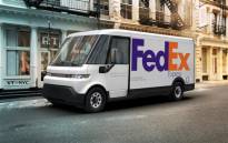 A BrightDrop EV 600 used by FedEx. Picture: @FedEx/Twitter