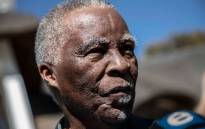 Former President Thabo Mbeki at his home in Houghton, Johannesburg during his 80th birthday celebrations on 27 June 2022. Picture: Abigail Javier/Eyewitness News
