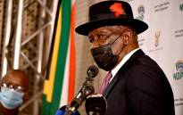 Police Minister Bheki Cele at a media briefing on 25 October 2021. Picture: GCIS.