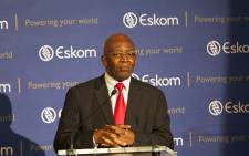 FILE: Eskom Chairman Zola Tsotsi sitting talking to media and staff after the utility called an emergency press briefing at its Megawatt Park on 12 March 2015. Picture: Reinart Toerien/EWN.