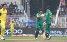 South Africa's David Miller and Henrich Klaasen i action during the ICC Cricket World Cup semifinal match against Australia on 16 November 2023. Picture: @ProteasMenCSA/X