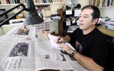 The political cartoonist Jonathan Shapiro, better known as Zapiro. Picture: AFP
