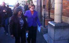 Western Cape Premier Helen Zille and Cape Town Mayor Patricia De Lille laid charges against the ANC Youth League on 1 August 2012. Picture: Nathan Adams/EWN