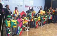 Team SA returned from the London Olympics to a heroes welcome at the OR Tambo International Airport on 14 August 2012. Picture: Lelo Mzaca/EWN