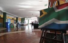 A South African flag painting at the Lead SA Changemakers conference in Johannesburg on 15 August 2015. Picture: Reinart Toerien/EWN.