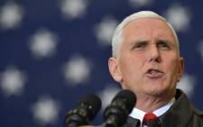 FILE: US Vice President Mike Pence. Picture: AFP