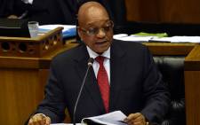 FILE: President Jacob Zuma in the National Assembly. Picture: GCIS.
