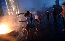Protesters in Turkey clash with riot police in Taksim Square, Istanbul. Picture : AFP