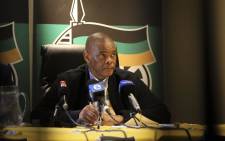 ANC Secretary General Ace Magashule is seen during the ANC press conference on 1 August 2018 on the outcomes of the special ANC NEC meeting held in Cape Town. Picture: Cindy Archillies/EWN.