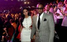 FILE: Model Cassie Ventura and Sean “Puff Daddy” Combs pose ringside at “Mayweather vs Pacquiao” presented by SHOWTIME PPV And HBO PPV at MGM Grand Garden Arena on 2 May, 2015 in Las Vegas, Nevada. Picture: AFP.