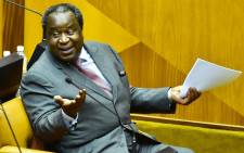 Finance Minister Tito Mboweni in Parliament. Picture: GCIS