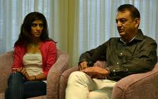 Nishma and Vinod Hindocha speak exclusively to EWN on 31 August 2012. Picture: Aletta Gardner/EWN