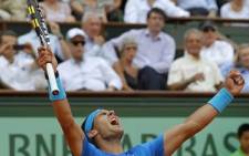 Rafael Nadal beat Andy Murray to reach the final of the 2011 French Open on 3 June. Picture: AFP