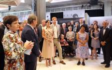 The Duke and Duchess of Sussex, Prince Harry and Meghan Markle, attend the Nelson Mandela exhibition at London’s Southbank Centre on 17 July 2018. Picture: @KensingtonRoyal/Twitter.