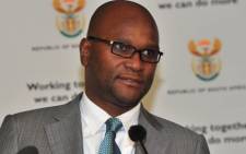 Police Minister Nathi Mthethwa speaks during a government media briefing on 14 September 2012. Picture: GCIS.
