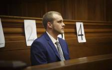 Triple murder accused, Henri van Breda made a brief appearance in the Western Cape High Court on 27 March 2018. Picture: Cindy Archillies/EWN