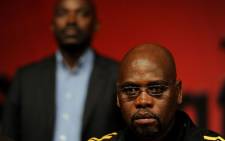 Cosatu president S'dumo Dlamini is seen at the trade union federation's 11th national congress at Gallagher Estate in Midrand on Monday, 17 September 2012. The Cosatu congress is reportedly expected to debate the ANC's leadership battle. Picture:Werner Beukes/SAPA