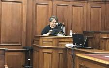 DNA expert Dr Antonel Olckers was the first witness called up by Henri van Breda's legal team on 9 October 2017. Picture: Monique Mortlock/EWN.