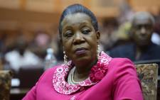 The mayor of Bangui, Catherine Samba-Panza, attends a session at the National Transitional Council (CNT) before being elected interim president of the Central African Republic on 20 January. Picture: AFP.