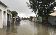 FILE: Earlier in July Cape Town heavy rain left the streets of Hanover Park flooded. Picture: Monique Mortlock/EWN