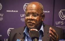 University of the Free State Vice Chancellor Prof. Jonathan Jansen held a media briefing in Bloemfontein over demonstrations at the university's main campus on 23 February 2016. Picture: Reinart Toerien/EWN.