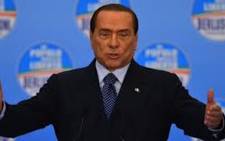 Former Italian Prime Minister Silvio Berlusconi. Picture: AFP.