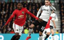 Manchester United's Nigerian striker Odion Ighalo (L) during the FA Cup Fifth Round against Derby County on 7 March 2020. Picture: @ManUtd/Twitter. 