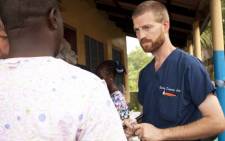 This undated handout photo obtained 30 July, 2014 courtesy of Samaritan's Purse shows Dr. Kent Brantly near Monrovia, Liberia. Picture: AFP. 